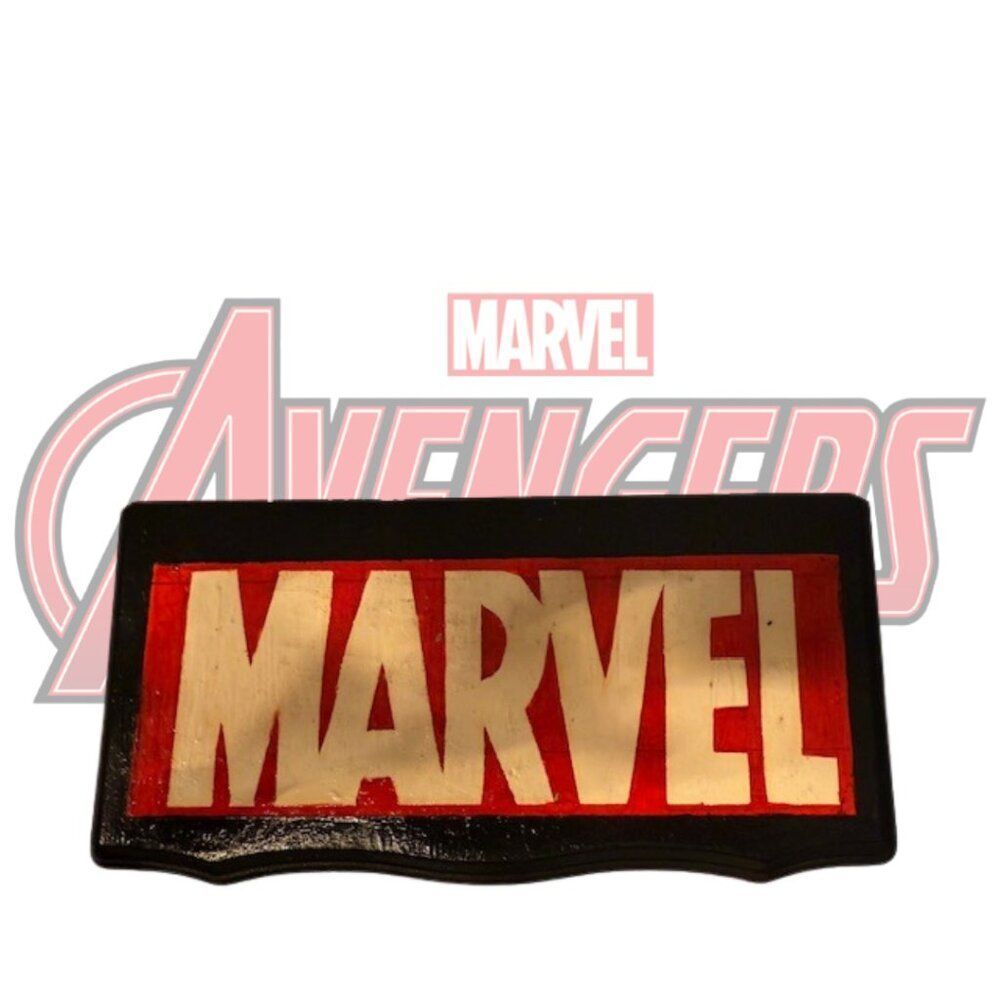 Hand-Painted Marvel Avengers Jewelry Box – One-of-a-Kind Wooden Organizer - Picture 7 of 14